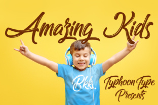 Amazing Kids: A Versatile Handwritten Script Font