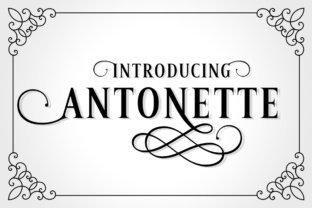 Antonette: A Luxurious Font for Handmade Creations