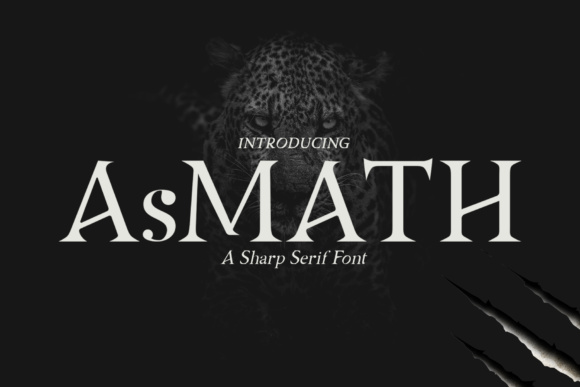 Asmath: A Sharp Formal Serif for Craft and Design