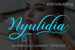 Ayulidia: A Handwritten Script Font for Modern Design