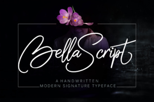 Bella: A Beautiful Handwritten Font for Editorial Design