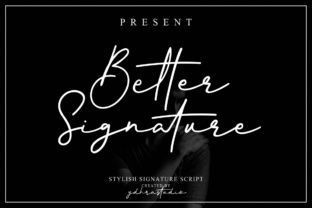 Better Signature: A Versatile Script Handwritten Font