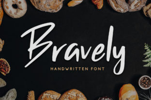 Bravely: A Handwritten Script Font for Editorial Elegance