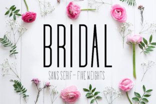 Bridal: A Versatile Sans Serif Font for Creative Makers