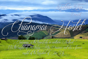 Chiangmai Hostel: A Refined Script Font for Elegant Publishing