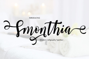 Discover Smonthia Script: A Premium Font for Editorial Design