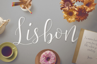 Discover the Charm of Lisbon: A Refined Calligraphy Font