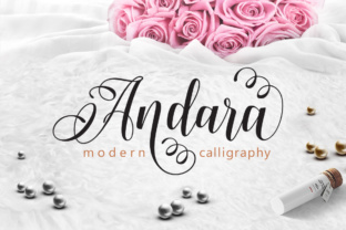 Discover the Elegance of Andara: A Contemporary Calligraphy Font