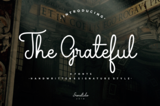 Discover The Grateful: A Classic Handwritten Font for Crafters