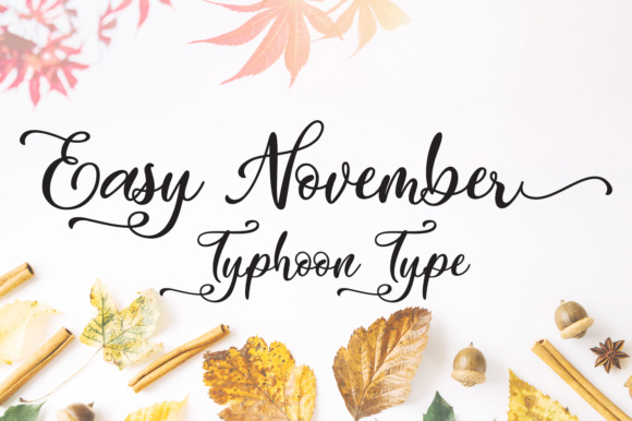 Easy November: A Charming Script Handwritten Font for Makers