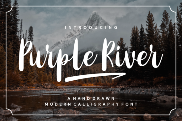 Enhance Your Brand with Purple River Font