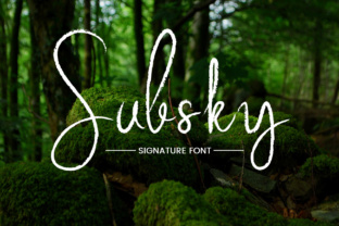 Enhance Your Brand with Subsky Signature Font