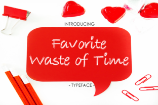 Favorite Waste of Time: A Charming Font for Editorial Design