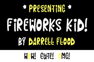 Fireworks Kid: A Sparkling Script Handwritten Font