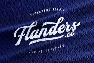 Flanders Script: A Bold and Modern Typeface for Creative Campaigns
