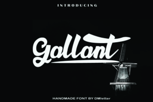 Gallant: A Bold Script Font for Campaign Creatives