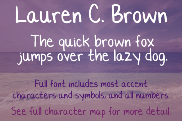 Lauren C. Brown: The Authentic Handwritten Font for Your Marketing