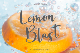 Lemon Blast: A Fresh and Versatile Script Handwritten Font