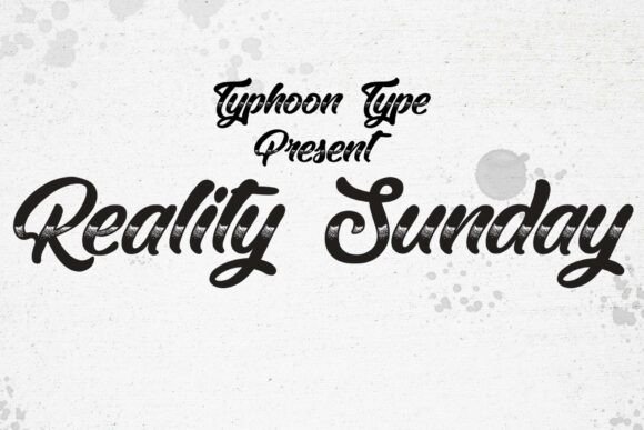Reality Sunday: A Handcrafted Font for Modern Web Design