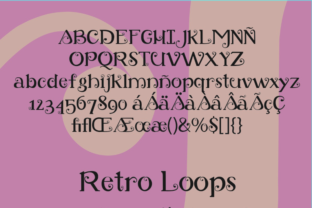 Retro Loops: A Decorative Font for Engaging Editorial Design