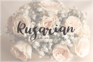 Rusarian: A Handmade Calligraphy Font for Makers