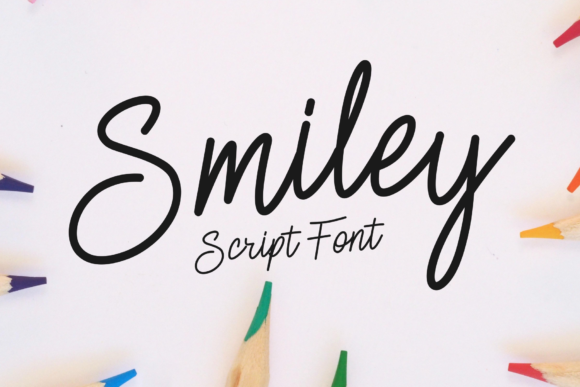 Smiley: A Signature Script Font for Editorial Personality