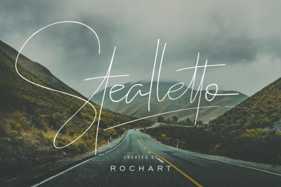 Stealletto: A Charming Script Handwritten Font for Modern Design