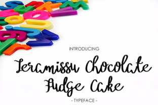 The Perfect Blend: Introducing Tiramisu Chocolate Fudge Cake Font