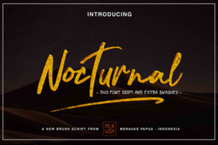 Unleash Elegance with Nocturnal Script Font